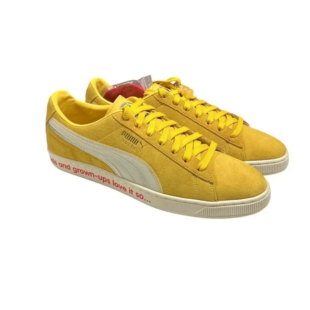 Puma Suede Triplex Haribo Sneakers Men 14 Mimosa Whisper White 382560 01 NEW